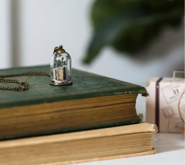 Paper Library Necklace