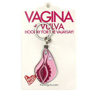 Vagina + Vulva Keychain