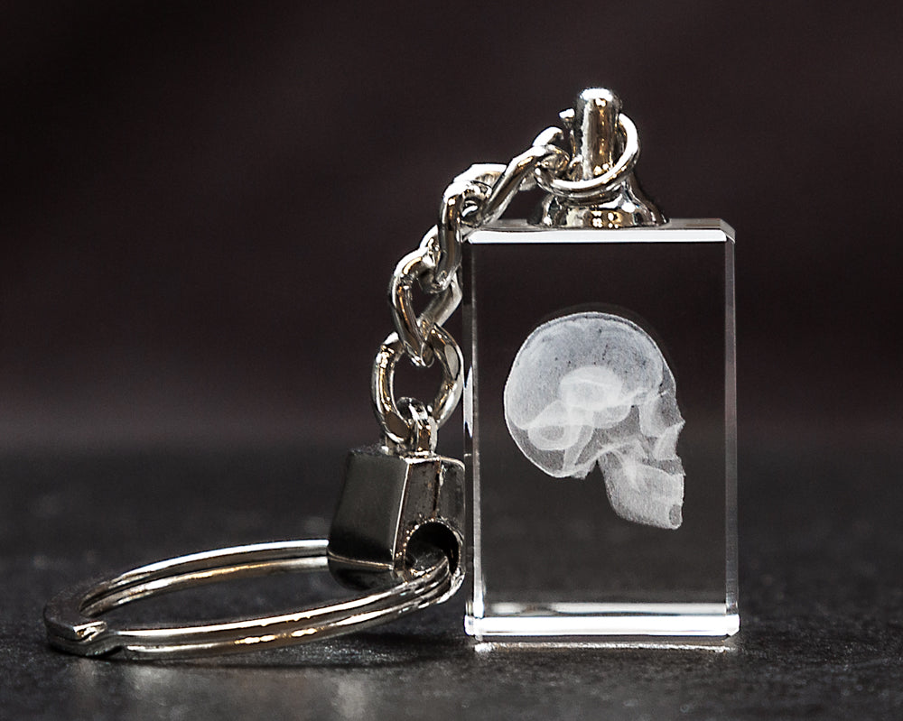 Skull Crystal Keychain